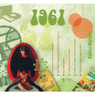 👉 Multikleur Historische Verjaardag Cd-kaart 1961 8718758293828