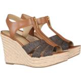 👉 Vrouwen bruin Michael Kors Berkley wedge