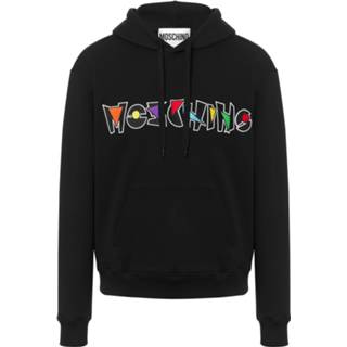 👉 Hoodie male zwart Moschino met logo