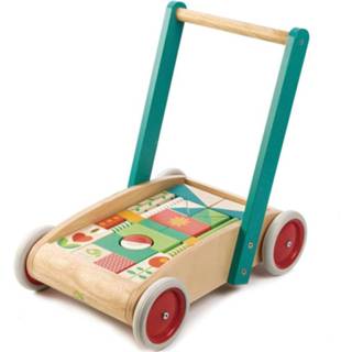 👉 Loopwagen hout multikleur Tender Toys Junior 42 X 28 Cm 30-delig 191856084648