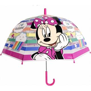 👉 Paraplu transparante multikleur meisjes Minnie Mouse 48 Cm 5203199036361