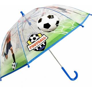 👉 Paraplu transparant multikleur jongens Voetbal 45 Cm 5203199096297