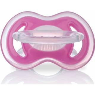 👉 Roze siliconen Nuby Bijtspeen Junior 18 X 12,6 Cm 8719817666775