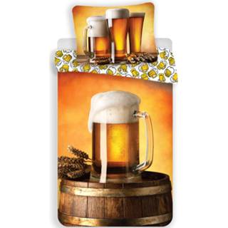 👉 Dekbedovertrek katoen multikleur Bier Pul - Eenpersoons 140 X 200 Cm Multi 8592753023853