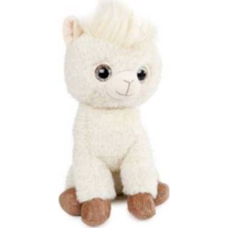 👉 Knuffelschaap wit pluche Take Me Home Glitter Junior 29 Cm 8713219384817