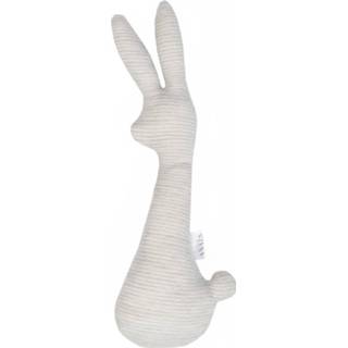 👉 Rammelaar grijs wit katoen Trixie Konijn Junior 26 X 9 Cm Grijs/wit 5420047620125