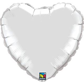 Folieballon zilver large zilverkleurig Hart 71444126595
