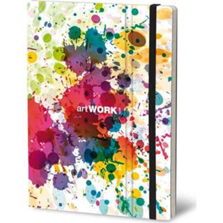 👉 Notitieboek papier Stifflex Color Splash 15 X 21 Cm 192 Pag's 8022697011390