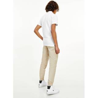 👉 Spijkerbroek male wit l Tommy Hilfiger Dm0dm09439 solid stretch polo ybr white jeans