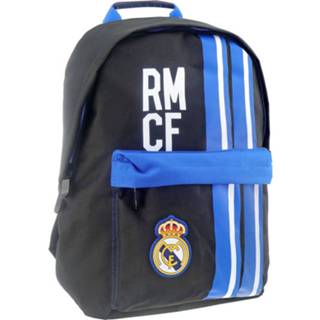 👉 Rugzak zwart blauw polyester Real Madrid Junior 30 X 15 40 Cm Zwart/blauw 5205698464928