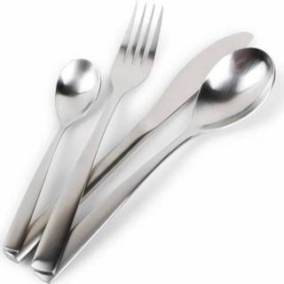 👉 Bestekset zilverkleurig Salt En Pepper - 24 Delig Mat Satin Prestige 5410595693481