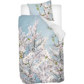👉 Dekbedovertrek blauw flanel Snoozing Blue Sky - Eenpersoons 140x200/220 Cm 8719151092292