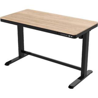 👉 Verstelbaar bureau eiken Elektrisch / Thuiswerkplek - 120x60 Cm Whitewash 7442909336331