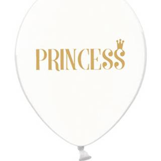 👉 Ballonnen Clear Princess Goud 10 Stuks