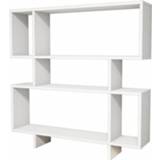 👉 Boekenkast wit steigerhout Homemania Hera 100x22x111 Cm 8681285915375