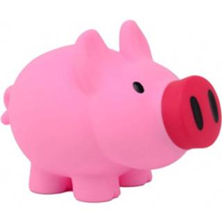 👉 Spaarvarken roze kunststof Johntoy 30 X 13 Cm Junior 8711866281756