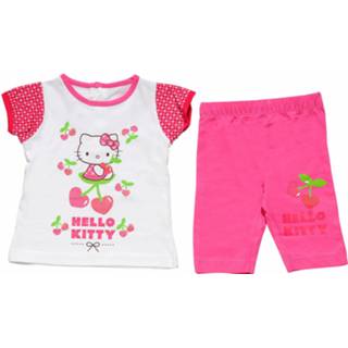 👉 Kledingset magenta katoen roze baby's Hello Kitty Beach Baby Fuchsia 8719817836925