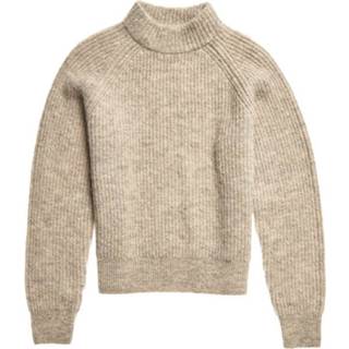 👉 Nylon vrouwen ecru Superdry Alpaca blend crew 5059046427383