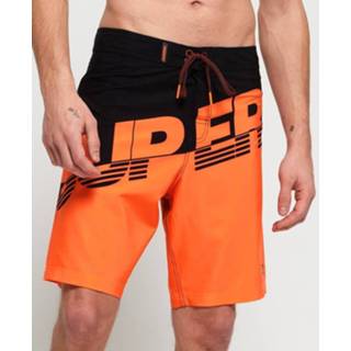 👉 Zwembroek oranje l male zwart mannen Superdry heren havana - 8720086141542