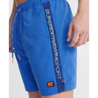 👉 Zwembroek male l blauw mannen Superdry heren swimsport - 8720086141986