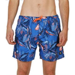 👉 Blauw polyester l male Brunotti Tasker flower blue wave 2999021303161