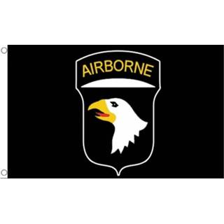 👉 Vlag active Tweede Wereldoorlog 101st Airborne Division 150 x 90 cm