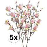 👉 Kunstbloem roze active 5x Magnolia 105 cm