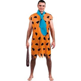 👉 Stropdas oranje active mannen Fred kostuum met voor heren