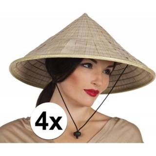 👉 Hoed stro active 4x Japanse/Aziatische hoeden