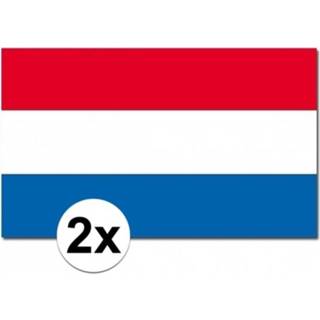 👉 2 Stuks vlaggen Nederland