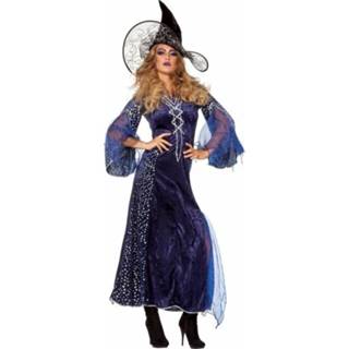 👉 Active vrouwen blauwe Lange heksenjurk dames