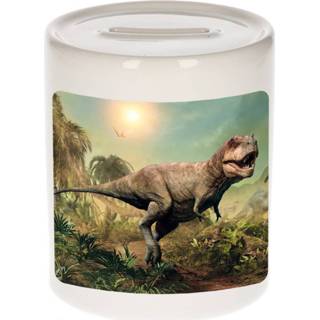 👉 Dinosaurus One Size meerkleurig jongens meisjes Dieren stoere t-rex foto spaarpot 9 cm en - Cadeau spaarpotten dinosaurussen liefhebber 8720276879804