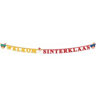 👉 Letter slinger Letterslinger welkom Sinterklaas 230 cm
