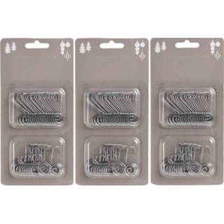 👉 Kerstbal active zilver metaal 120x Kerstbal/kerstboom haakjes