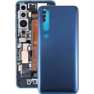 👉 Batterij grijs active Glasmateriaal Achterkant voor Xiaomi Mi 10 Pro 5G / (grijs) 6922242242816