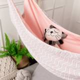 👉 Hanging basket roze active kinderen Swing Indoor Outdoor Household Cartoon Hangmat (Pink Wave)