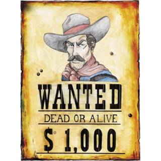 👉 Active Wanted western plakaat