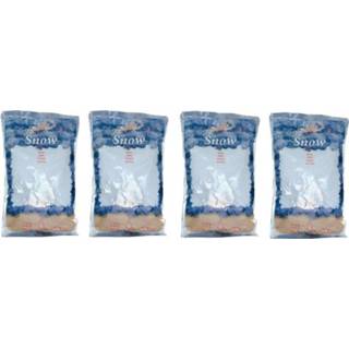 👉 Kunst sneeuw active 4x Zak met 4 liter vlokken
