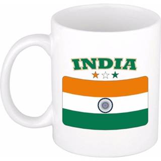 👉 Beker / mok met vlag van India 300 ml