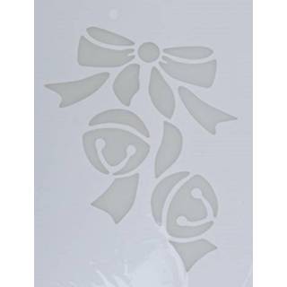 👉 Active Sneeuwspray kerst raamsjablonen kerstbellen plaatjes 35 cm