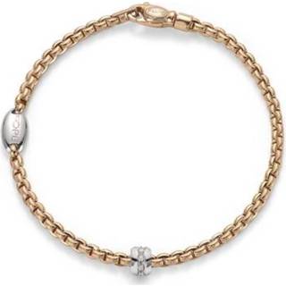 👉 Armband diamant active Fope gioielli eka tiny 18 karaats bi-color met