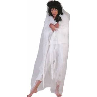 👉 Spook verkleedkleding cape wit