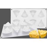 👉 Geurkaars active DIY Geborstelde Kaastaart Handgemaakte Zeep Siliconen Mal, Specificatie: 8 Kleine Kaas