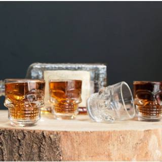 👉 Shotglas active Schedel Shotglaasjes (Set Van 4)