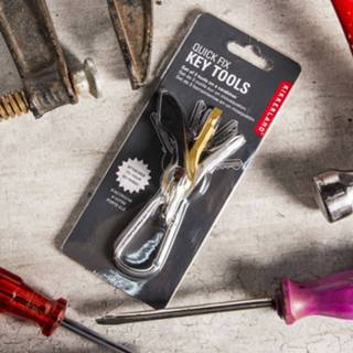 👉 Sleutel hanger Key Tools zilver Kikkerland Sleutelhanger gereedschap