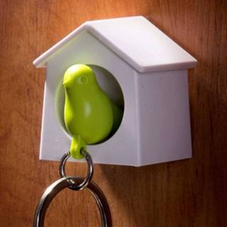 👉 Sleutelhanger groen Qualy Mini Sparrow - 8858782114550