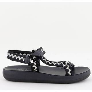👉 Sandaal zwart vrouwen Ancient Greek Sandals sandalen Poria