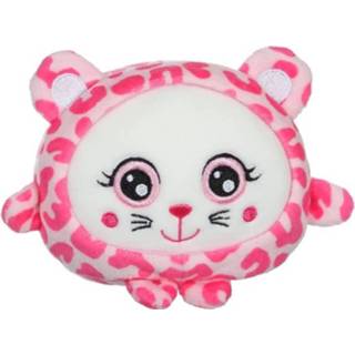 👉 Roze pluche Gipsy - Squishimals Cheetah Pinky 10 Cm 3268060710131