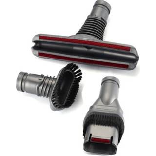 👉 Borstel kunststof grijs Dyson Set, 3 Alternatieve Hulpstukjes 7446000758726