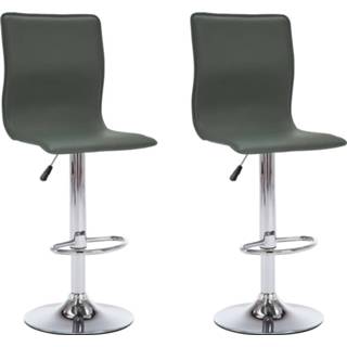 Barkruk kunstleer active groen Barkrukken 2 st 8720286142097